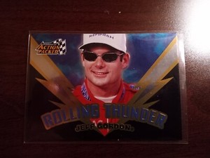 Rare! Jeff Gordon 1997 Action Packed - Rolling Thunder Foil Insert Card #3 Nice!