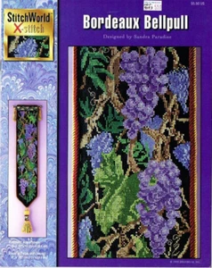 Bordeaux Bellpull Counted Cross Stitch Pattern Leaflet 1995 Stitchworld 03-106 - Picture 1 of 1