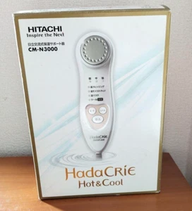 HITACHI Hada Crie Hot & Cool CM-N3000-W Facial Cleanser Massager From Japan New - Picture 1 of 7