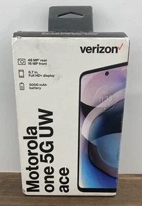 Verizon Prepago Motorola One 5G Ace 64GB 48MP 6.7" Pantalla Totalmente Nuevo Sellado - Imagen 1 de 6