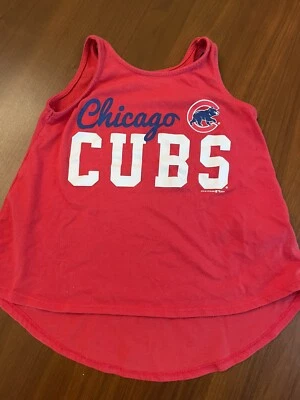 Camiseta sin mangas MLB Chicago Cubs para niñas talla XS 5 roja  Foto 1 de 4