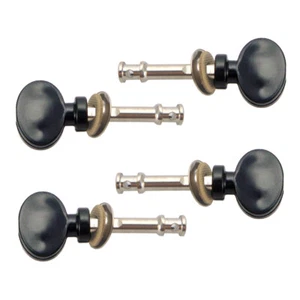4pcs Black Ukulele Friction Pegs Tuning Machines for Ukulele Guitar 4 String - Picture 1 of 9