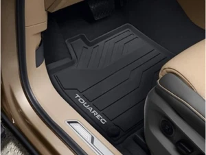 Original Volkswagen Allwettermatte Delant. y Trasero, Titanio Negro, LHD - Imagen 1 de 1