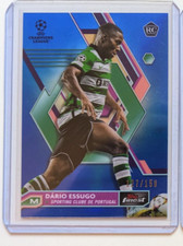 DARIO ESSUGO RC /150 Topps Finest 2022 23 blue Sporting Clube rookie card