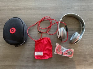 Kopfhörer weiß Monster Beats by dr. dre solo HD - Bild 1 von 3