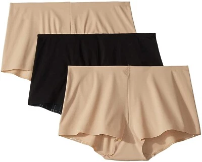 Paquete de 3 pantalones cortos de microfibra para mujer Miraclesuit 258177 talla grande Foto 1 de 2