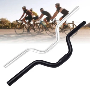 Aluminium Alloy Bicycle MTB Mountain Bike Handlebar Riser Bar 25.4mm Extra Long - Picture 1 of 12