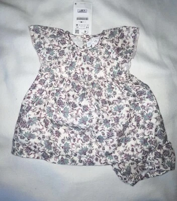 Baby Mädchen Kleid ZARA, Gr. 74 NEU - Bild 1 von 3