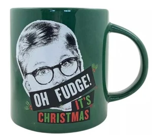 Neu A Christmas Story "Oh Fudge It's Christmas" 15oz. Keramiktasse - Bild 1 von 3
