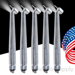 1-5 PIEZAS Dental 45° Grados LED E-generador Quirúrgico Pieza de Mano Turbina 4H - Imagen 1 de 12