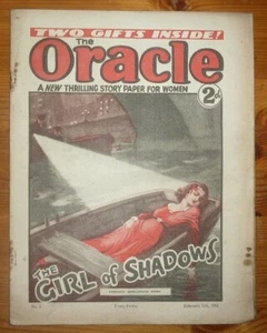 THE ORACLE MAGAZINE No 1 11TH FEB 1933 THE GIRL OF SHADOWS COMPLETE STORY - Picture 1 of 15