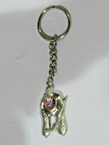 NHL New York Islanders Hockey Player Key Chain Logo on Chest Cover