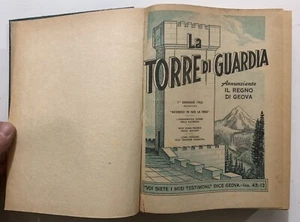 LA TORRE DI GUARDIA 1963 TESTIMONI DI GEOVA - Picture 1 of 2