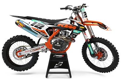 Kit de gráficos personalizado MX: KTM SX 50 SX 65 2002 - 2021 - SE1 Foto 1 de 4