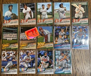 2020 TOPPS BASEBALL SERIES 1 DECADES BEST - YOU PICK - BANKS MAYS ROBINSON KINER - Picture 1 of 3