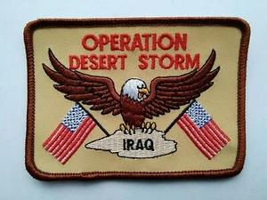 PARCHE DE TELA OPERACIÓN TORMENTA DEL DESIERTO IRAQ 1 - Imagen 1 de 1