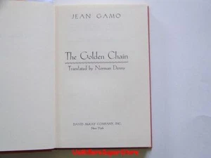 The Golden Chain by Jean Gamo 1958 - Picture 1 of 2