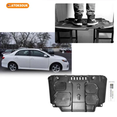 Engine Skid Plate For 2009-2013 Toyota Corolla Under Splash Shield Heavy Duty - Imagem 1 de 4
