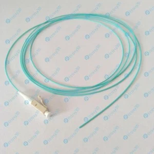 50 Stück 50/125 OM3 LC UPC MultiMode Simplex 0,9 mm Glasfaser Zopf Kabel 1 m - Bild 1 von 1
