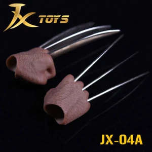 1 Pair Normal Version Logan Steel Paws Wolverine Hands 1/6 For 12" Male Figure - Picture 1 of 4