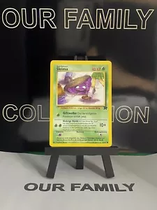 Pokemon German Sleima ( Grimer ) 57/82 Team Rocket Vintage Card 2000 Light Play - Picture 1 of 6