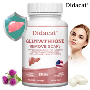 Glutathione 500mg-natural Antioxidant, Anti-aging, Skin Whitening - Picture 1 of 13