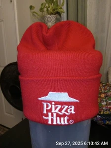 Pizza Hut Beanie Toboggan Hat Cap NEW Team wear uniform - Picture 1 of 3