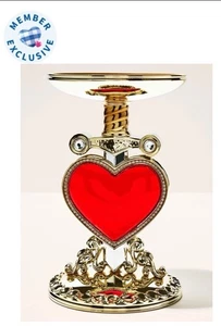 New Bath & Body Works Disney Villains Evil Queen /Heart 3 wick Candle Holder LTD - Picture 1 of 6