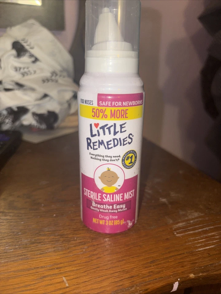 Niebla salina estéril para bebé Little Remedies nueva en embalaje Foto 1 de 1