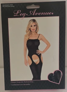 CALZA CARROZZERIA CON BRETELLE OPACHE di LEG AVENUE (8195) - Foto 1 di 2