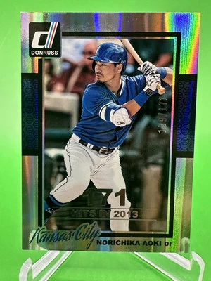 NORACHIKA AOKI 2014 Donruss Stat Line #159/171 (#298) - Casi nuevo/como nuevo - Reales Foto 1 de 2