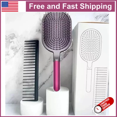 Juego de peinado supersónico; peine desenredante y cepillo de paleta Foto 1 de 4
