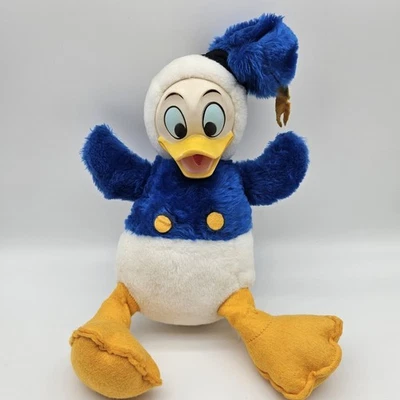 Juguete de peluche de 14" cara de goma Walt Disney DONALD DUCK de colección años 50 Foto 1 de 4