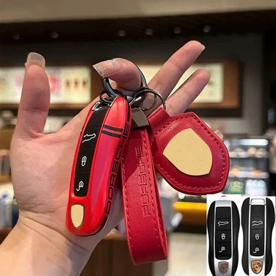 New for Porsche Cayenne, Panamera, Macan, 718, Cayman, 911 ABS Key Fob Case - Image 1 of 4