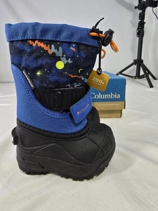 Columbia Kleinkind Größe 4T Powderbug Plus Print Stiefel 200 Gramm Isolierung  - Bild 1 von 7