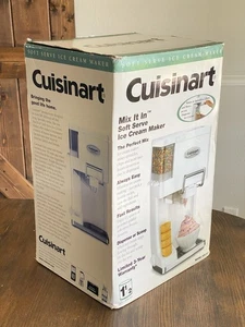 Máquina de helados Cuisinart Mix It In Soft Serve 1,5 qt-totalmente nueva en caja - Imagen 1 de 5