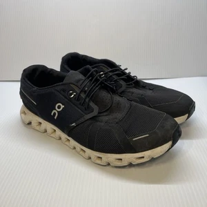 On Cloud 5 scarpa sneaker uomo taglia 10 running passeggio nero bianco 59.98919 - Foto 1 di 12