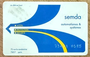 KARTE SEMDA PAS TELEKARTE KARTE PHONECARD KARTE TELEFONKARTE KARTA - Bild 1 von 2