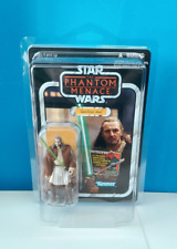 Star Wars 2012 Vintage Collection VC75 Qui-Gon Jinn MOC Unpunched W Star Case