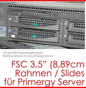 Hdd-Serverrahmen Hotswap Caddy For Siemens FSC TX150 TX200 TX300 TX600 P200 S30 - Zdjęcie 1 z 1