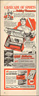 1953 Publicité Vintage pour Gillette Blades`Bobby Thomson Giants Baseball (062616)