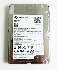 Disque dur serveur Seagate Barracuda ST5000LM000 5 To 2,5 pouces 15 mm 0,59 pouces hauteur OEM FW 0001 - Photo 1/3