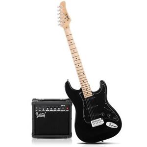Glarry 39" Full Size Electric Guitar with Amp Case & Accessories Pack Beginner