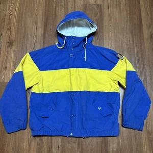 Vintage 90s Polo Ralph Lauren Cookie Patch Striped Pattern Basic Essential 1990s - Picture 1 of 14