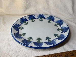 Louisville Stoneware 12.75" Oval Serving Platter Cornflower Blue Bachelor Button - Picture 1 of 16