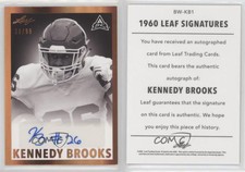 2021 Leaf Memories 1960 Base Bronze Spectrum /99 Kennedy Brooks #BW-KB1 Auto