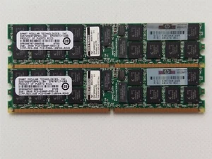 4GB (2x 2GB) Genuine HP ECC Memory Kit | 405476-051 | PC2-5300P | SMART Modular - Afbeelding 1 van 3