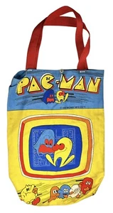 PacMan Arcade Cloth Tote Bag 1982 Midway MFG. CO. PAC Man - Picture 1 of 9
