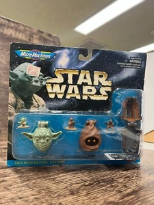 Star Wars 1996 Micro Machines colección 3 - Yoda, Jawa y la Princesa Leia - Imagen 1 de 6