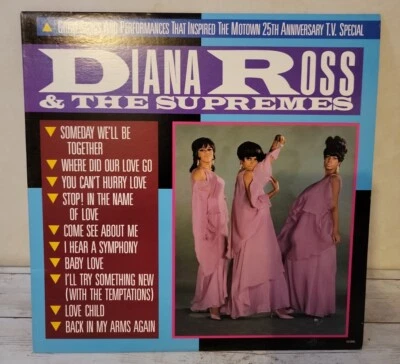 DIANA ROSS & THE SUPREMES GREAT SONGS & PERFORMANCES MOTOWN 25TH SPECIAL LP  - Image 1 of 4